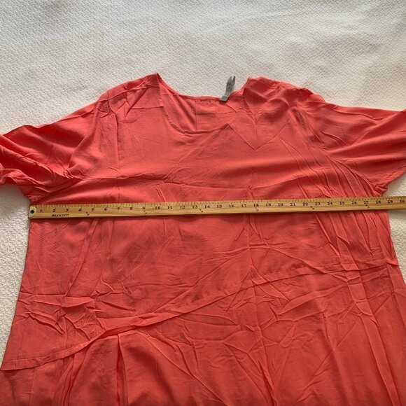 NEW Melissa McCarthy Seven7 lightweight long sleeve button detail shirt dress - Picture 10 of 10